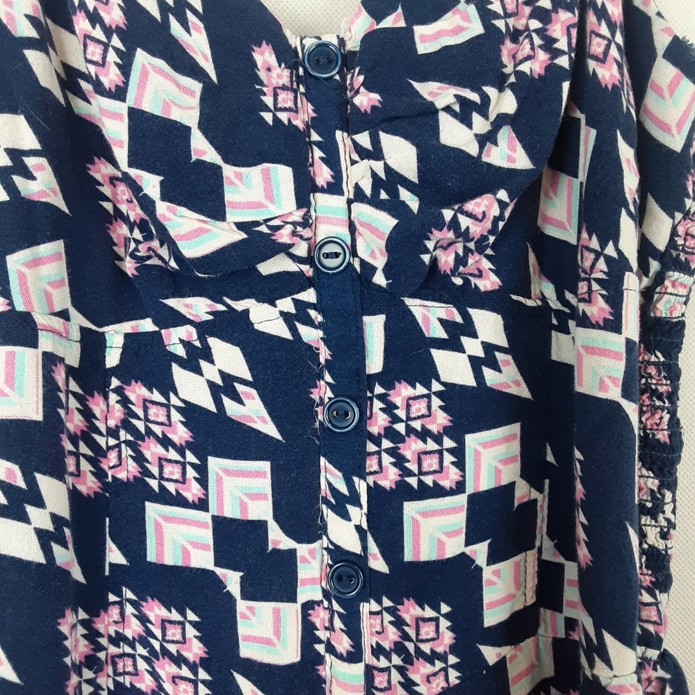 Red camel Aztec romper - Picture 2 of 5